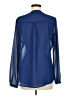 Olive and Oak 100% Polyester Blue Long Sleeve Blouse Size M - photo 2