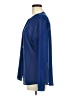 Olive and Oak 100% Polyester Blue Long Sleeve Blouse Size M - photo 5