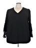 Jones Studio Black 3/4 Sleeve Blouse Size 3X - photo 1