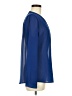 Olive and Oak 100% Polyester Blue Long Sleeve Blouse Size M - photo 4