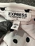 Express Polka Dots Silver Sleeveless Button-Down Shirt Size XS - photo 7