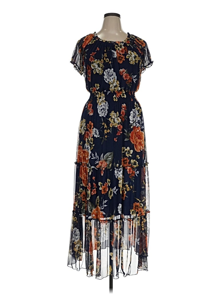 Pre-owned Kate And Lily Cocktail Dress In Blue