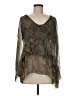 Assorted Brands Green 3/4 Sleeve Blouse One size - photo 1