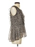 CAbi 100% Polyester Tan Ivory Tank Top Size S - photo 4