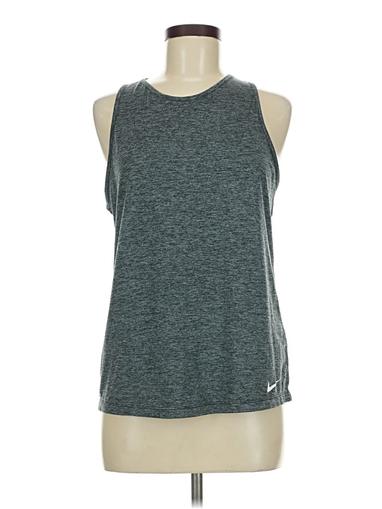 Pre-owned Nike Active Tank Top In Gray