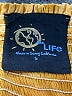 Blue Life Gold 3/4 Sleeve Blouse Size S - photo 7