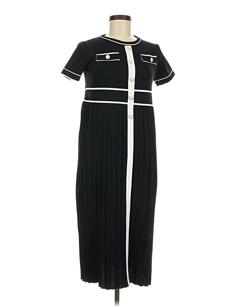 Pre-owned Kookai Casual Dress In Black