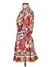 FARM Rio Print Pink Orange Casual Dress Size M - photo 5