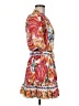 FARM Rio Print Pink Orange Casual Dress Size M - photo 4