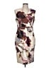 Calvin Klein Print Ivory Cocktail Dress Size 12 - photo 1