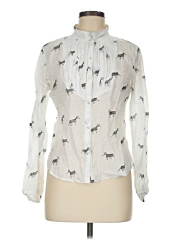 Holding Horses Long Sleeve Blouse (view 1)