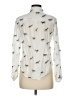 Holding Horses Print Ivory Long Sleeve Blouse Size 6 - photo 2