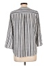 Sweet Rain Gray 3/4 Sleeve Blouse Size L - photo 2