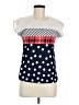 Assorted Brands Blue Short Sleeve Blouse Size M - photo 1