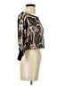 Bebe Black 3/4 Sleeve Blouse Size S - photo 4