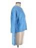 J.Crew 100% Cotton Solid Blue Pullover Sweater Size M - photo 4