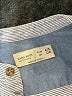 Zara 100% Cotton Solid Gray Blue Long Sleeve Button-Down Shirt Size 110 cm / US 5-6 - photo 3
