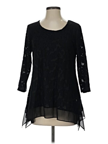 Simply Vera Vera Wang 3/4 Sleeve Blouse (view 1)