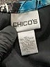 Chico's 100% Polyester Tropical Blue Casual Skirt Size Med (1) - photo 4