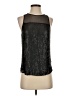 Parker 100% Silk Black Sleeveless Silk Top Size S - photo 1