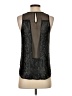 Parker 100% Silk Black Sleeveless Silk Top Size S - photo 2