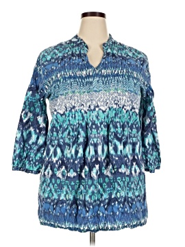 Collections etc. 3/4 Sleeve Blouse (view 1)