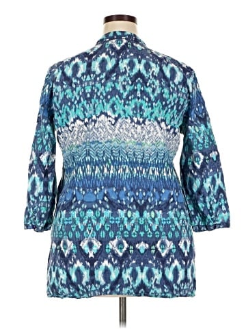Collections etc. 3/4 Sleeve Blouse (view 2)
