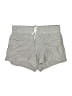 Athleta 100% Linen Chevron-herringbone Gray Shorts Size 6 - photo 1