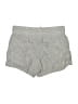 Athleta 100% Linen Chevron-herringbone Gray Shorts Size 6 - photo 2