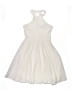 Assorted Brands Solid Ivory Dress Size 10 - photo 1