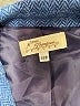Norm Thompson 100% Acetate Blue Coat Size 12 - photo 6