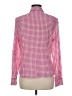J. McLaughlin Checkered-gingham Pink Long Sleeve Button-Down Shirt Size 8 - photo 2
