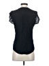 Paige 100% Rayon Black Short Sleeve Blouse Size XS - photo 2