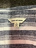 Max Studio Stripes Gray Sleeveless Button-Down Shirt Size L - photo 7