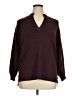 MULTIPLES Burgundy Pullover Sweater Size XL - photo 1
