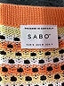 Sabo 100% Cotton Orange Short Sleeve Blouse Size S - photo 7
