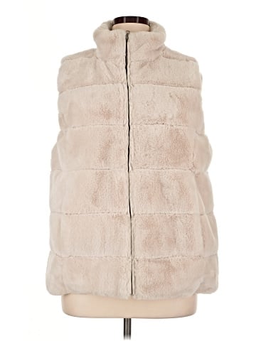 Catherine Malandrino Faux Fur Vest (view 1)