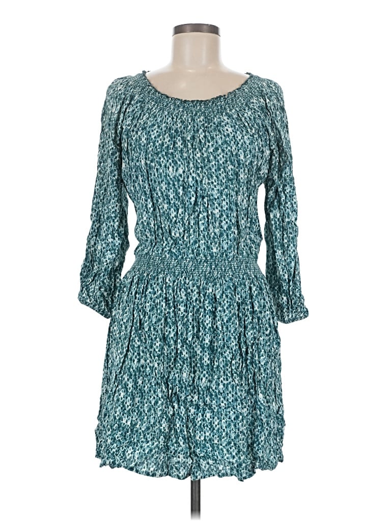 Pre-owned H&m Casual Dress In Teal