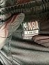 NBA 100% Polyester Color Block Black Athletic Shorts Size 14 - 16 - photo 3