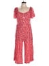 Luxology 100% Rayon Hearts Red Romper Size L - photo 1