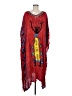 Sante Classics 100% Rayon Red Poncho One size - photo 1