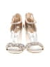 Badgley Mischka Silver Sandals Size 10 - photo 2