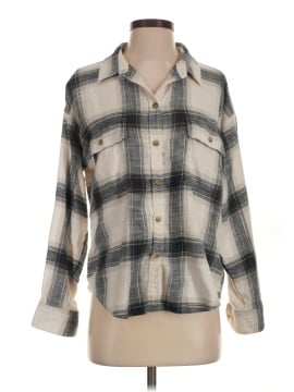 American Eagle Outfitters Long Sleeve Button-Down Shirt (view 1)