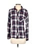 Rails 100% Rayon Blue Long Sleeve Polo Size S - photo 1