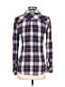 Rails 100% Rayon Blue Long Sleeve Polo Size S - photo 2