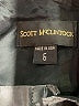 Scott McClintock 100% Acetate Metallic Black Gray Formal Skirt Size 6 - photo 4