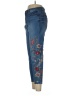 NANETTE Nanette Lepore Floral Blue Jeans Size 8 - photo 5