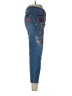 NANETTE Nanette Lepore Floral Blue Jeans Size 8 - photo 4