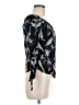 Roxy 100% Viscose Black 3/4 Sleeve Blouse Size M - photo 4