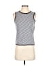 Etcetera Silver Sleeveless T-Shirt Size S - photo 1